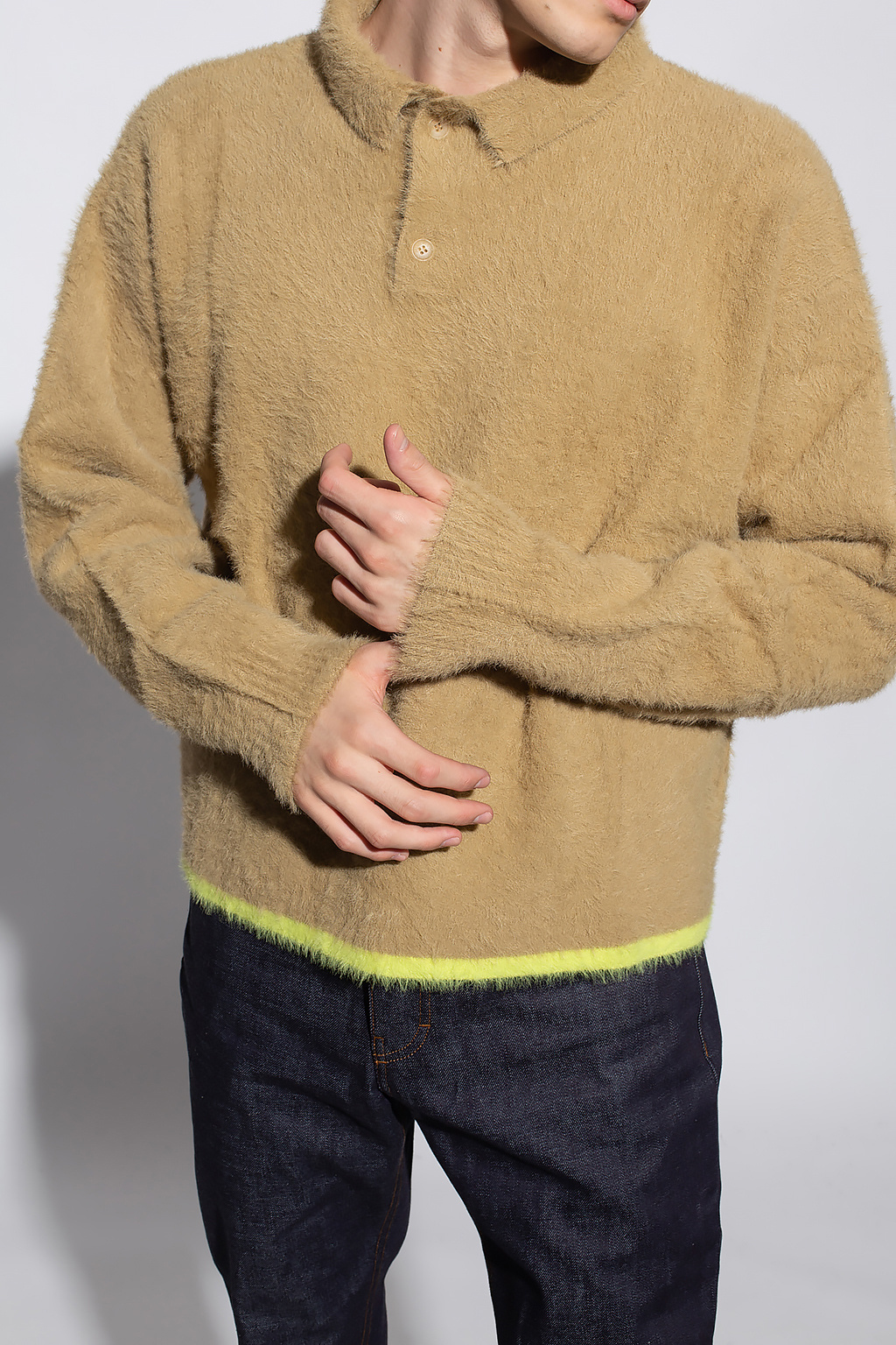 Jacquemus 'Le Neve' sweater with collar | Men's Clothing | Vitkac